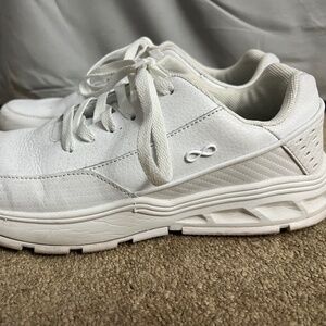 Infinity by Cherokee Women's White Flow Athletic Lace Up Shoes (Size 10)